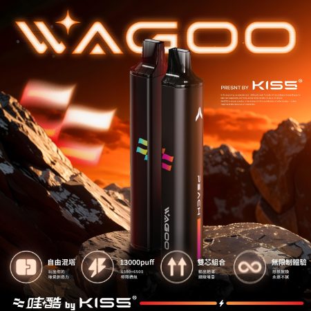 WAGOO 哇酷 6500口拋棄式電子煙｜雙口味自由混搭