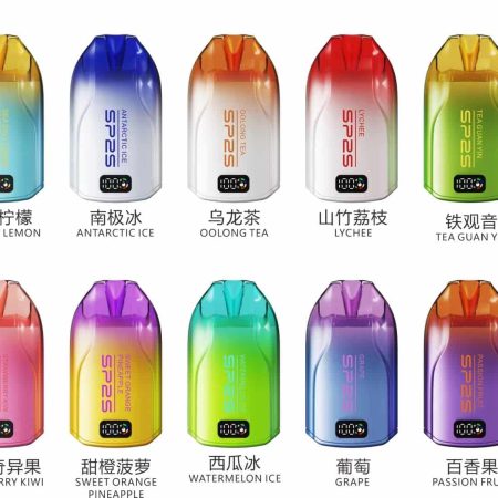 正品SP2S思博瑞 最新款sp2s一次性/拋棄式12000口 ，發光顯示屏，可充電電子煙 30ml超大容量