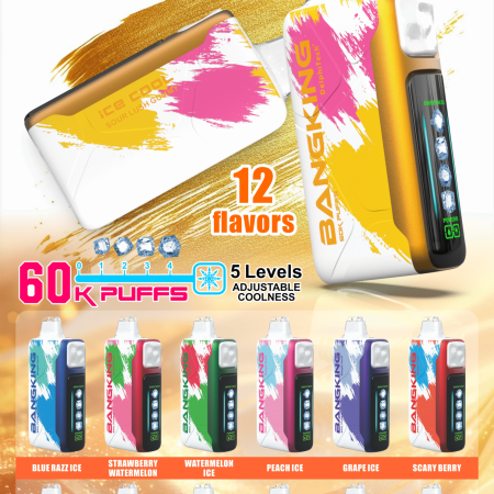 BANG-60000口-可調冰-拋棄式/一次性電子煙推薦-美國原裝